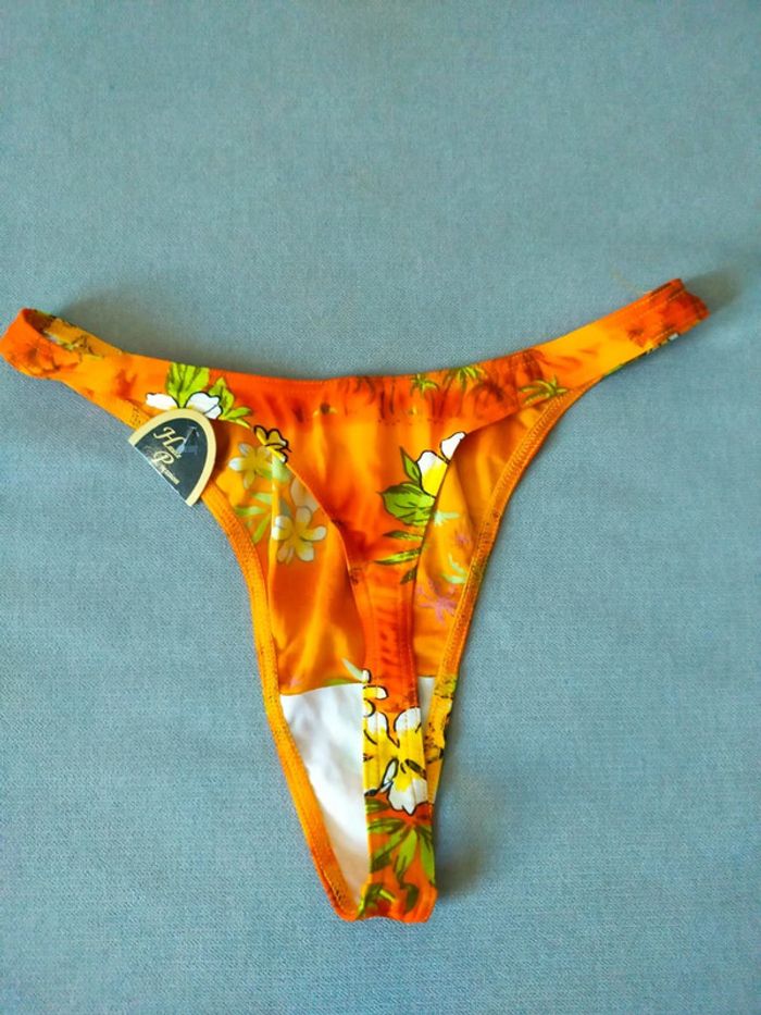 Haut de bikini tropical orange – Taille 44 – Haute Pression – Neuf avec étiquette - photo numéro 2