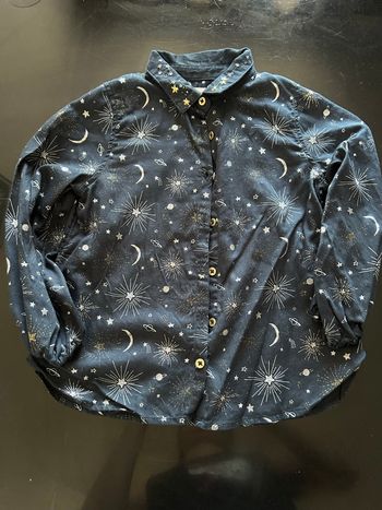 Chemise lunes et étoiles  4 ans