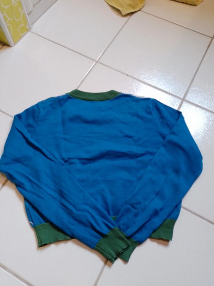 Pull femme croq top à carreaux vert et bleu Shein - photo numéro 9