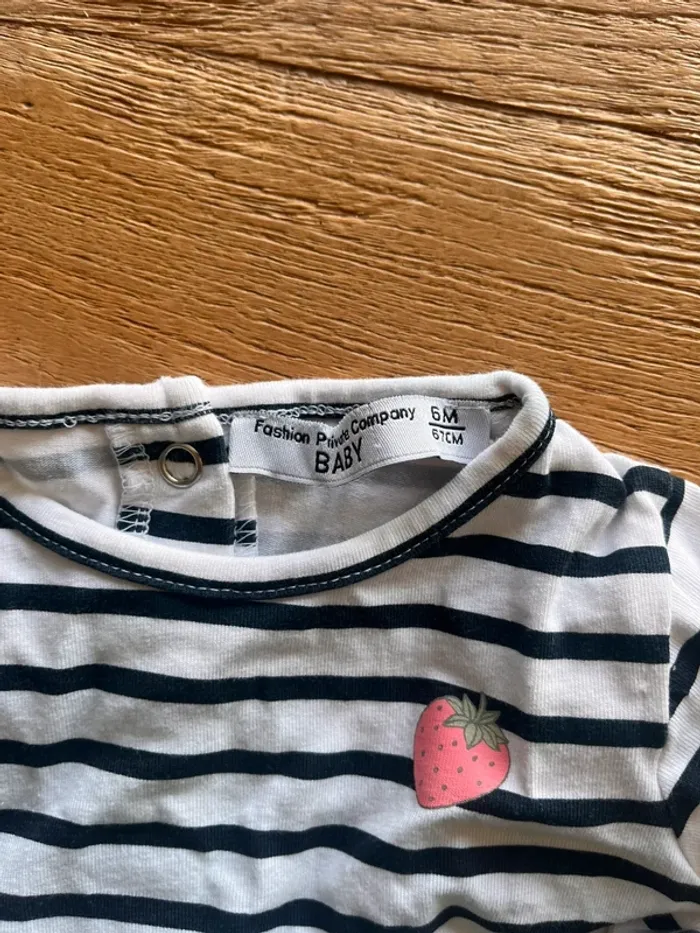 Robe marinière 6 mois - photo numéro 2