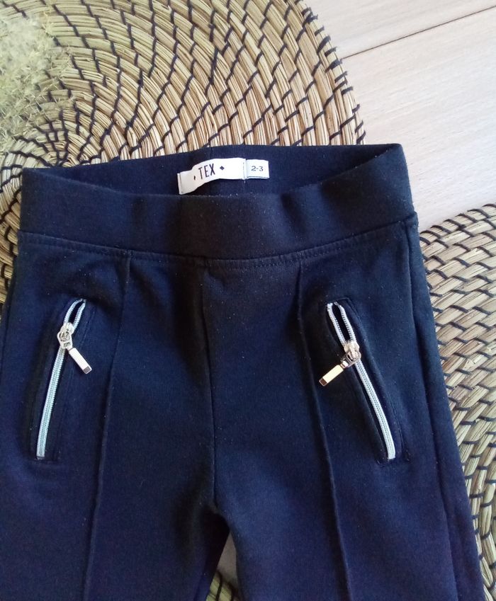 Tregging noir avec fausses poches Tex 2/3 ans - photo numéro 2