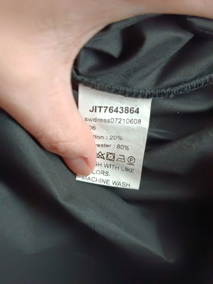 SHEIN Clasi Robe Élégante À Manches Lanternes Et Encolure Crantée Pour Femmes, Couleur Unie - photo numéro 6