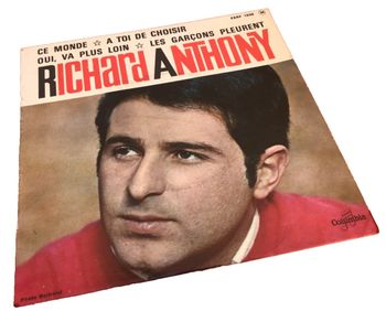 Vinyle 45 tours  Richard Anthony  Ce monde (1964) Columbia ESRF 1539