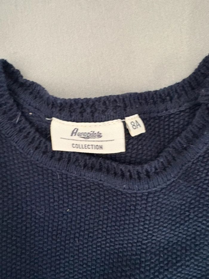 Pull bleu marine - photo numéro 3