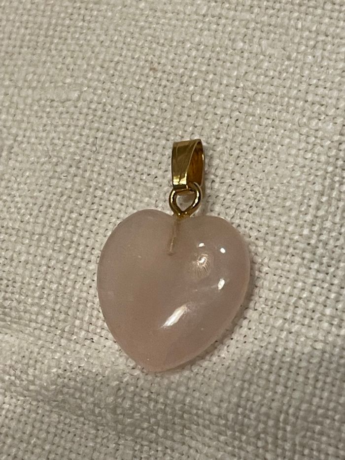 Pendentif pierre naturelle quartz rose - photo numéro 5