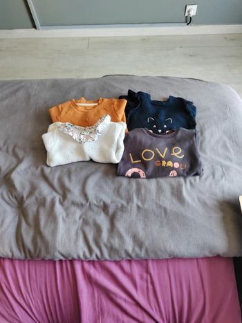 Lot de pulls fille