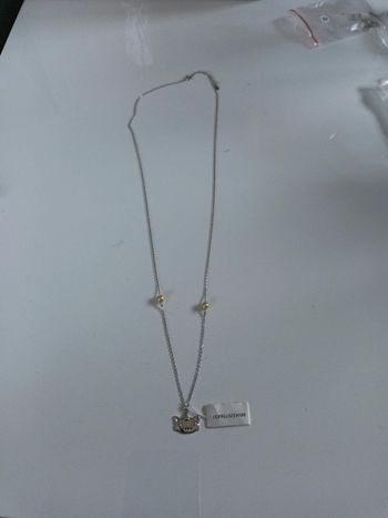 Collier sautoir jewelcandle argenté