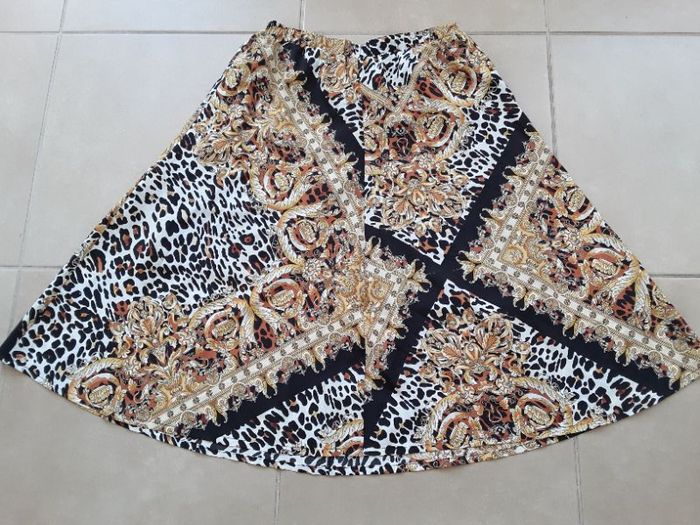 Jupe longue imprimée 44 HEINE NEUVE