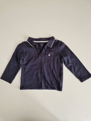 Polo marine bébé garçon 24 mois