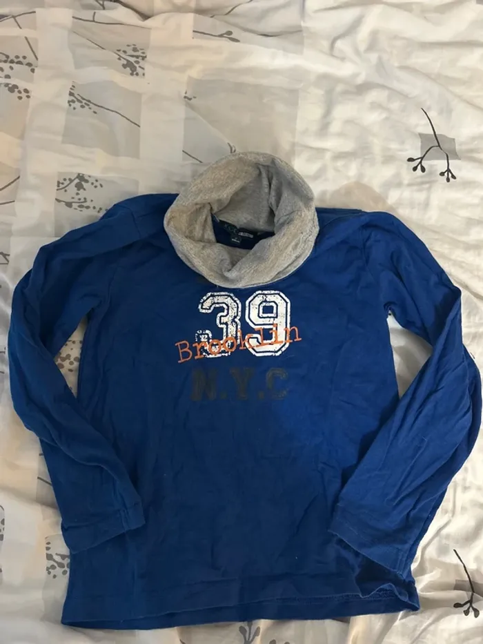 Sous pull bleu - photo numéro 2