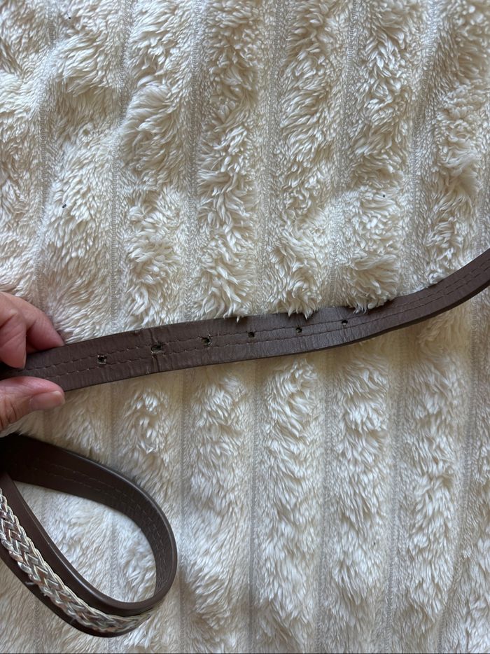 Ceinture marron et dorée - photo numéro 3