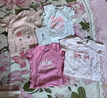 Lot vêtements bébé fille 6 mois (6–7 kg)  8 pièces