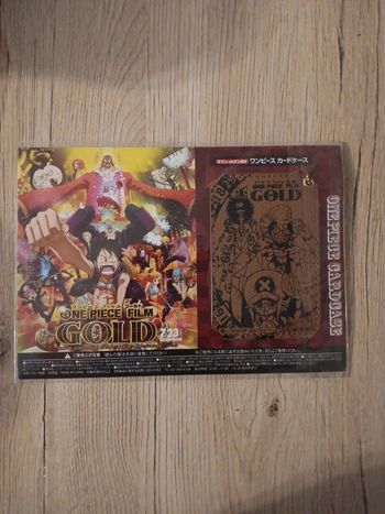 Strap porte carte one piece gold