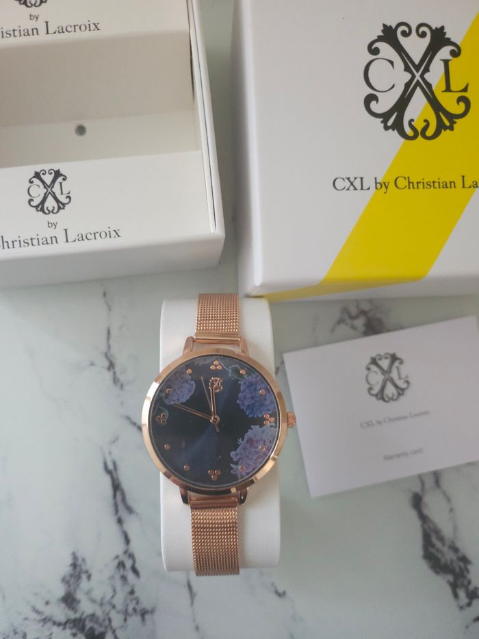 Montre quartz alliage doré rose - photo numéro 7