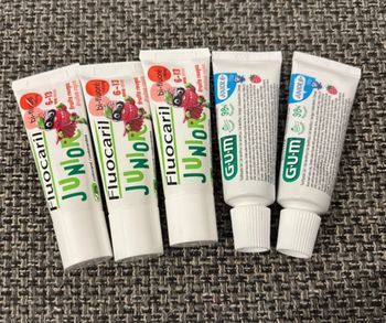Lot de dentifrice enfant 6-12ans