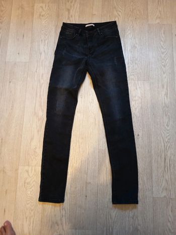 Jean slim Camaïeu gris foncé