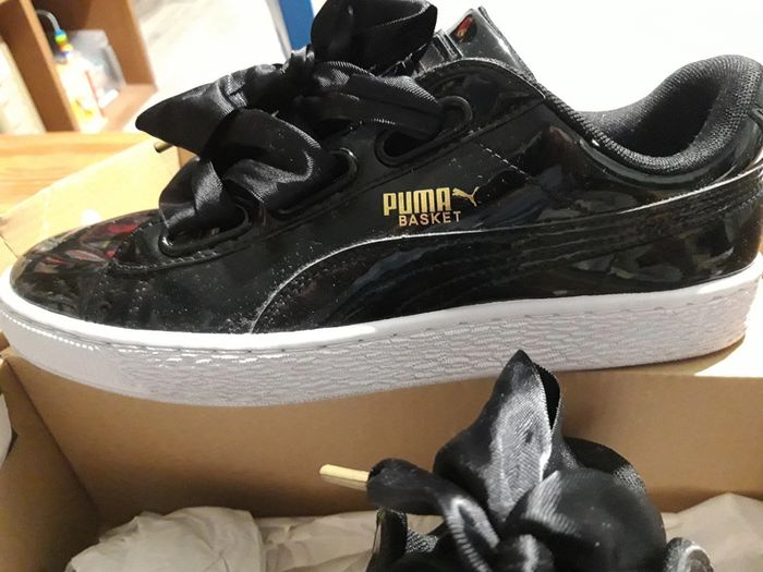Chaussures Puma Puma Suede Vernis Puma Vikky Puma Paillette Puma