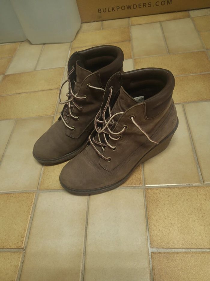 Bottines marron Timberland 36