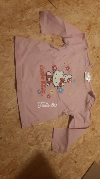 Blouse hello kitty fille 12 mois  1 an  taille 80