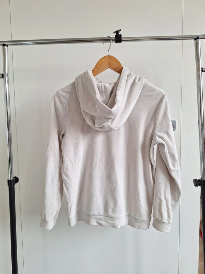 Pull sweat blanc Kiabi XS 14 ans femme fille - photo numéro 2