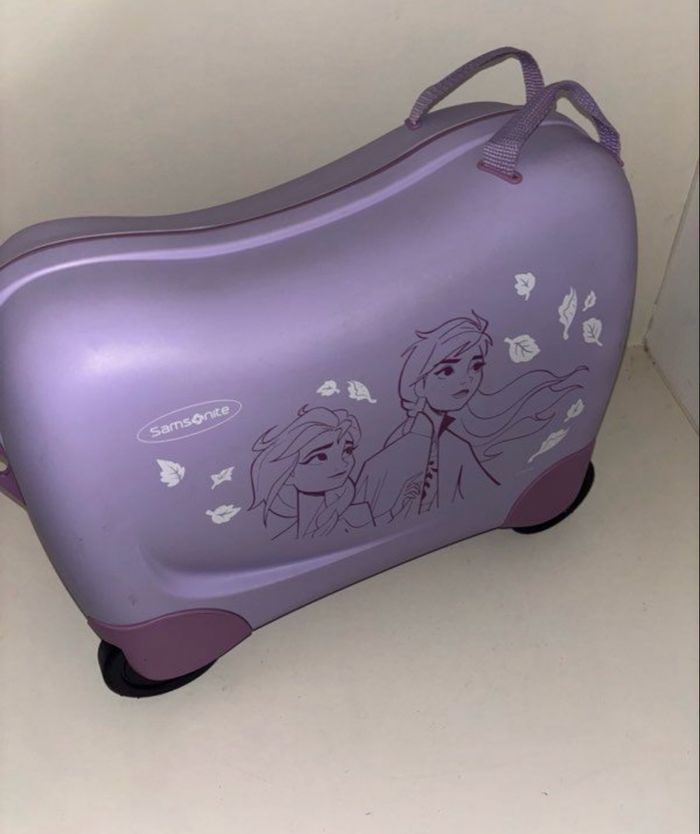 VALISE SAMSONITE ENFANT REINE DES NEIGE 100€ PRIX MAGASIN - photo numéro 4