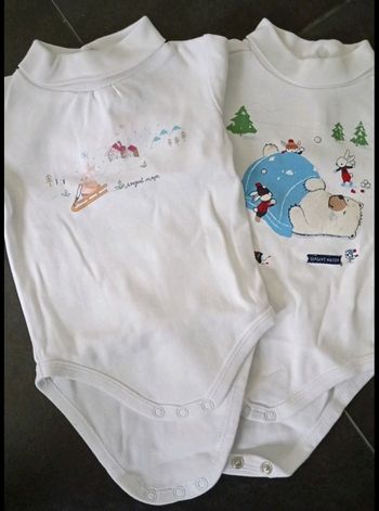 Lot bodies col roulé