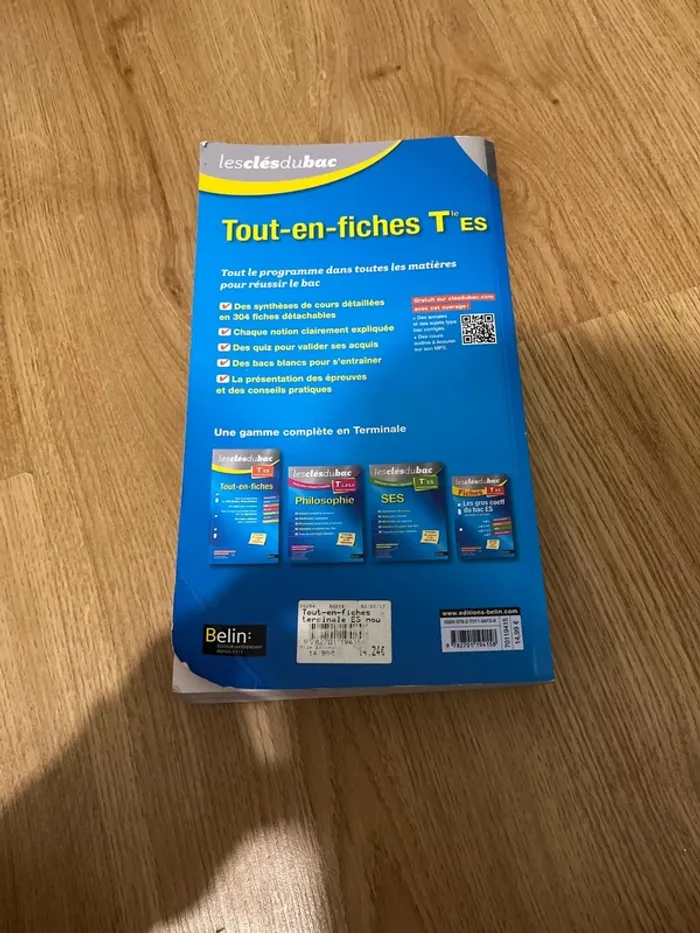 Livre Les clés du Bac TES - photo numéro 2