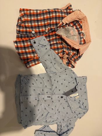 Lot 2 Chemises - 6 mois
