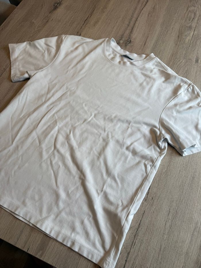 T-shirt blanc Zara Homme - photo numéro 2