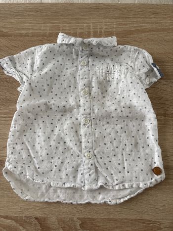 Chemisette Manches courtes 6 mois- 67 cm