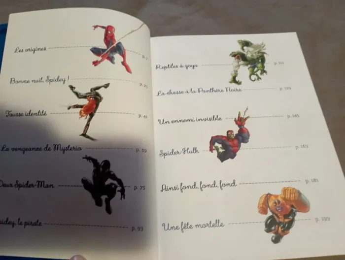 Livre spiderman de marvel - photo numéro 3