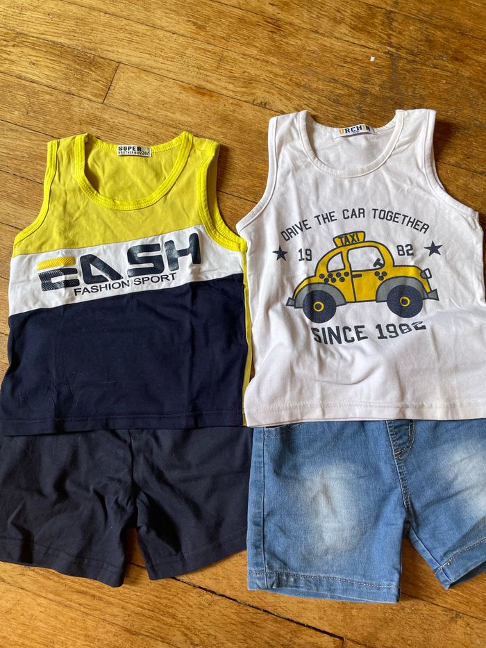 2 ensembles d’été 24 mois