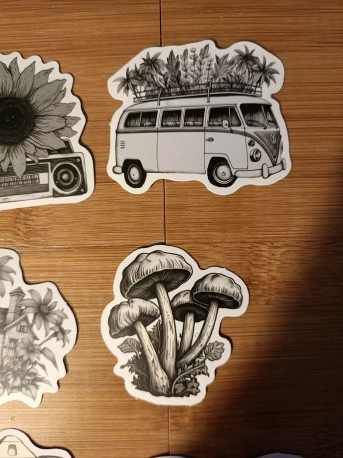 Stickers décors paysages en noirs et blancs - photo numéro 3