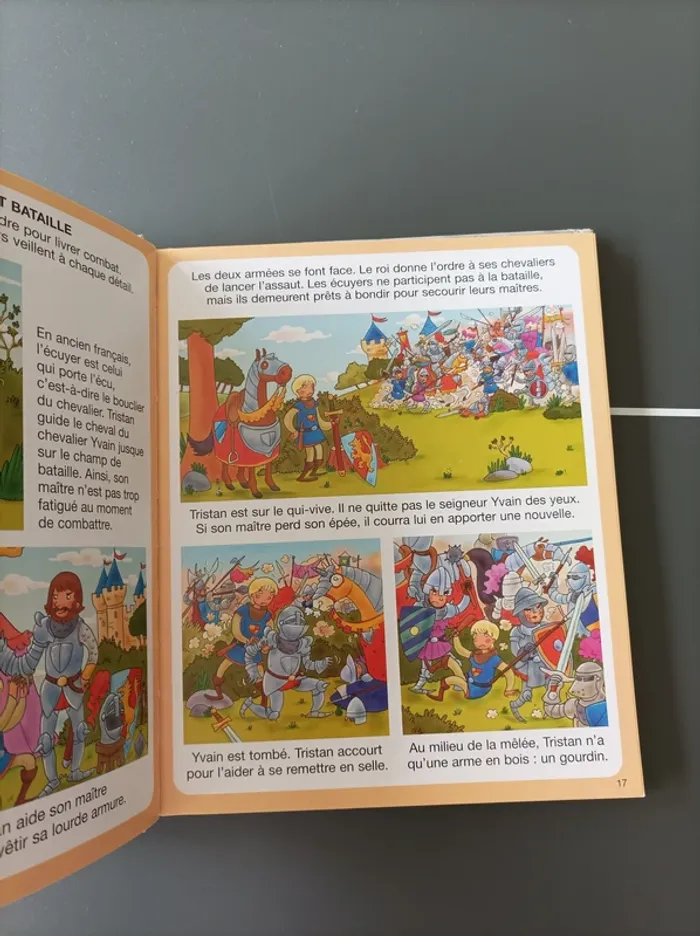 Livre enfant L'imagerie des chevaliers Fleurus - photo numéro 2