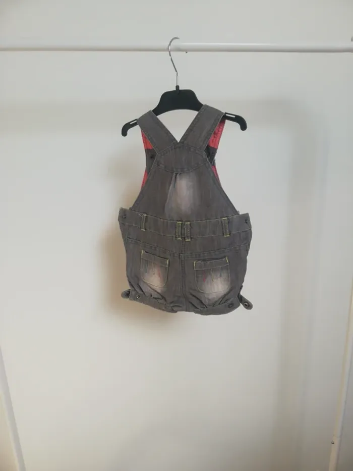 Salopette short t-shirt orchestra 6 mois 67cm - photo numéro 3