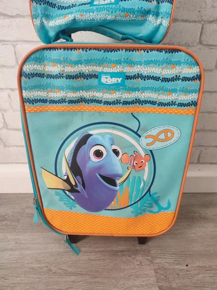Ensemble bagage enfant – Thème Nemo – Valise trolley + Vanity - photo numéro 2