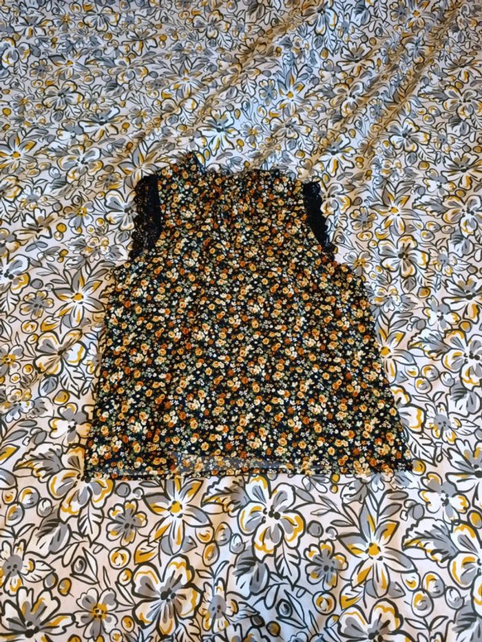 Blouse a fleurs
