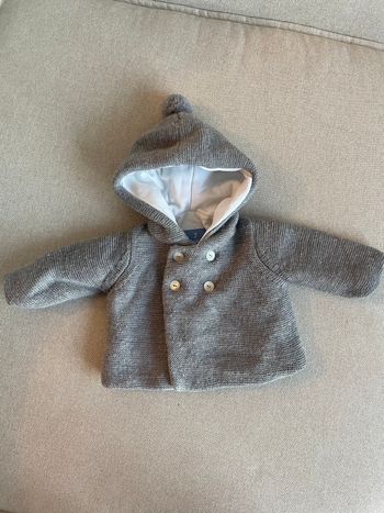 Veste jacadi Tricot 1 mois