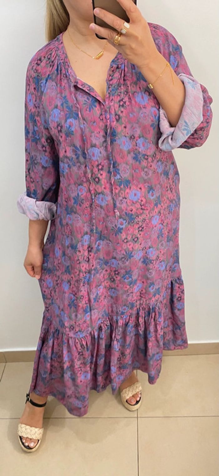 Robe Longue  Fleurie Taille M - photo numéro 4