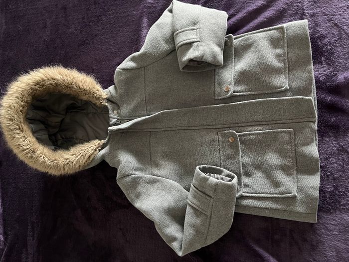 Manteau gris enfant fille 8 ans - photo numéro 1