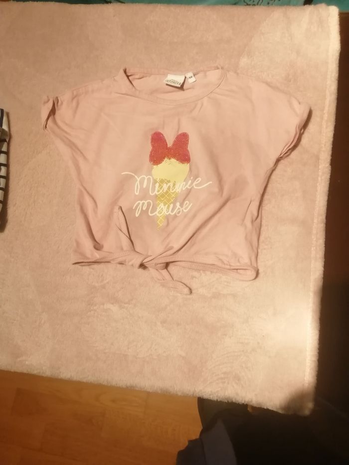 Lot 4 t-shirt fille manches courtes - photo numéro 3