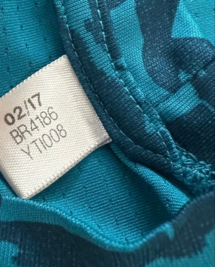 T-shirt bariolé bleu Adidas TXXL - photo numéro 9