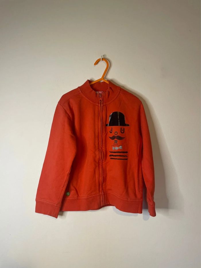 Gilet zippé dpam 6 ans mixte