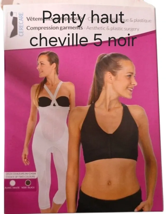 Panty haut cheville noir 5