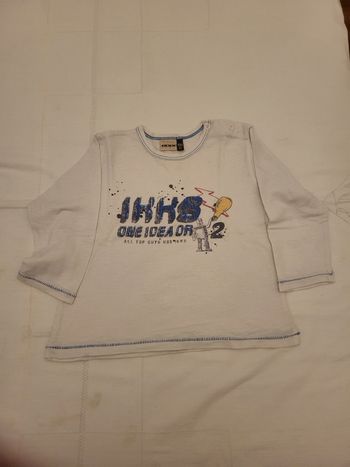 1 tee-shirt manche longue garçon 18 mois 