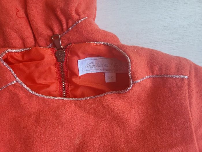 Robe tartine et chocolat orange rouille 4 ans - photo numéro 6