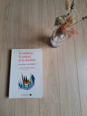 Livre "Le médecin, le patient et sa douleur" 📖
