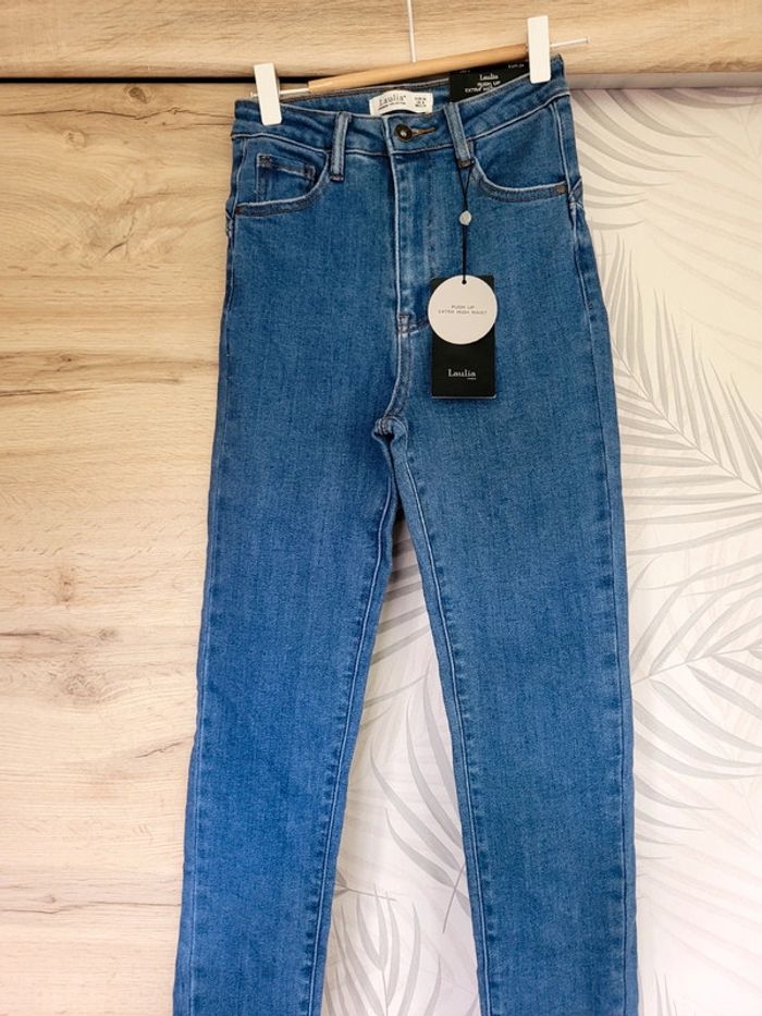 Jean push up femme taille 34 laulia neuf - photo numéro 2