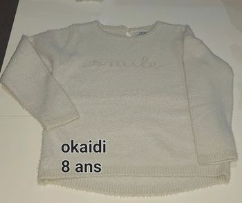 Pull okaidi 8 ans fille