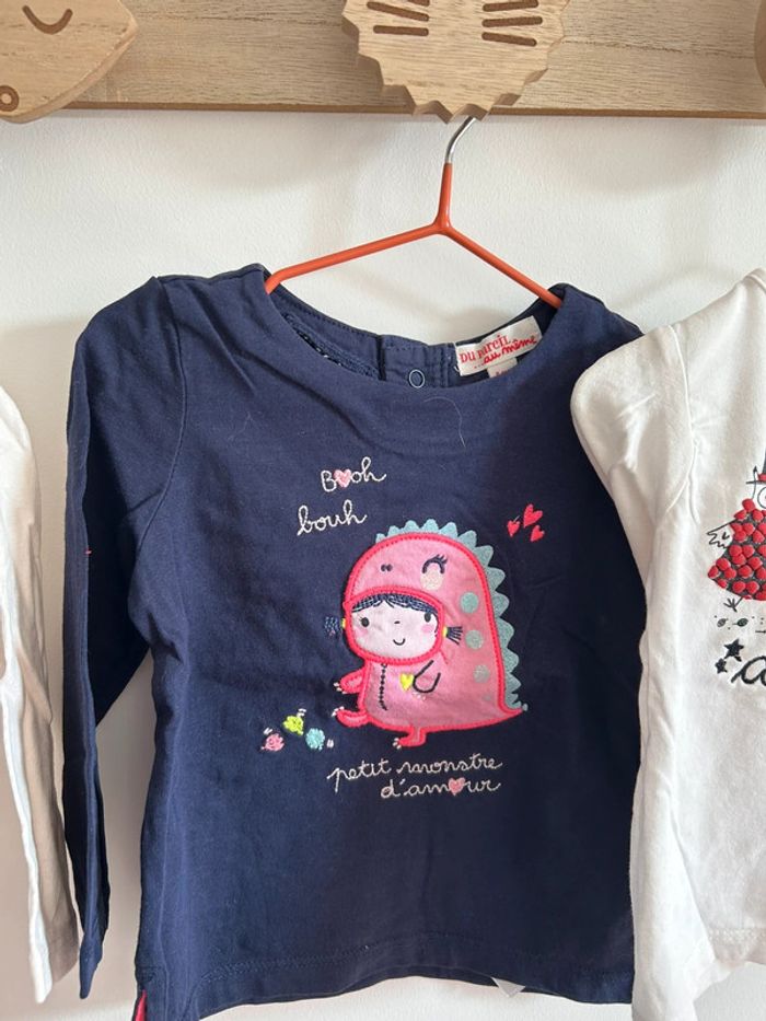 Lot de 3 tshirts manches longues - photo numéro 3